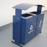 Buy cheap Recycling Outdoor Commercial Trash Cans Mild Steel Material OEM from wholesalers