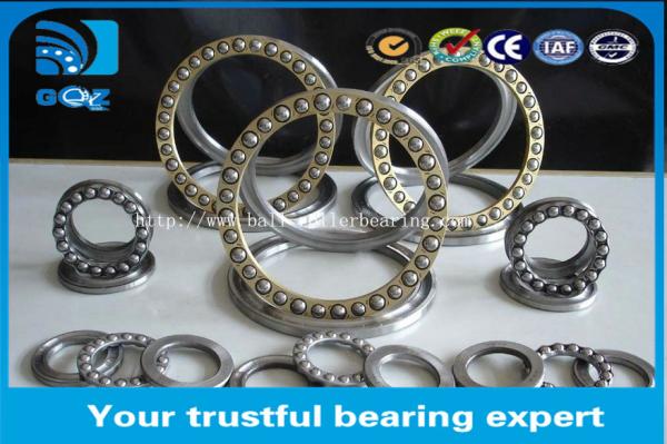 51207 Steel Cage Thrust Ball Bearings , One Way Ball Bearing Iso9001 Certificati