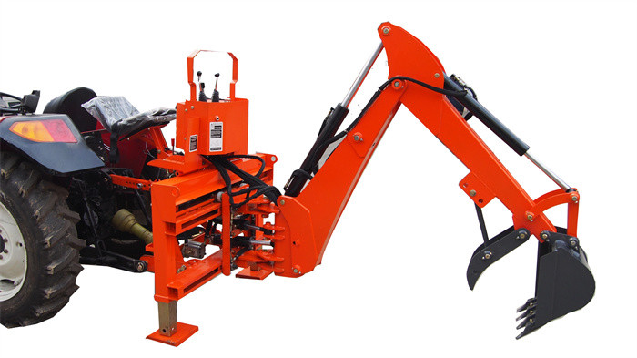 Farm Agriculture Tractor Mounted Backhoe Diggers 30hp 4x4 Compact Loader