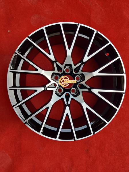 Buy cheap Black Glossy ET29 19 Inch Aluminum Rims , Black 5x120 19 Inch Rims from wholesalers