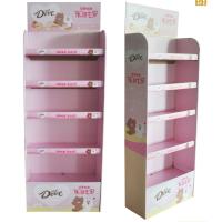 Buy cheap 140g Flute Free Standing Cardboard POS Displays Oil Lamination product
