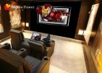 Interactive Game 7D Cinema Equipment , Rain Snow Smell Fire 7D Theaters
