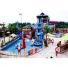 Buy cheap Summer Outdoor Aqua Playground Games Fiberglass Slide Family water house For Theme Park from wholesalers