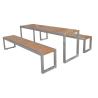 Buy cheap Garden Terrace Furniture 2130*600*750mm WPC Wood Picnic Table Set from wholesalers
