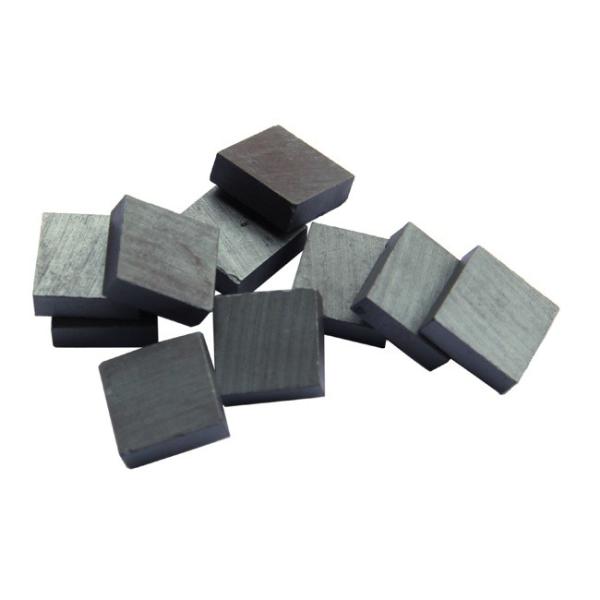 Buy cheap Block Ceramic Ferrite Magnets High Intrinsic Coercive Force With Diamond Cutting Finishing from wholesalers