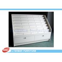 Buy cheap White OEM MDF Advertisement Display Stands / 1700mm * 650mm * 1200mm product
