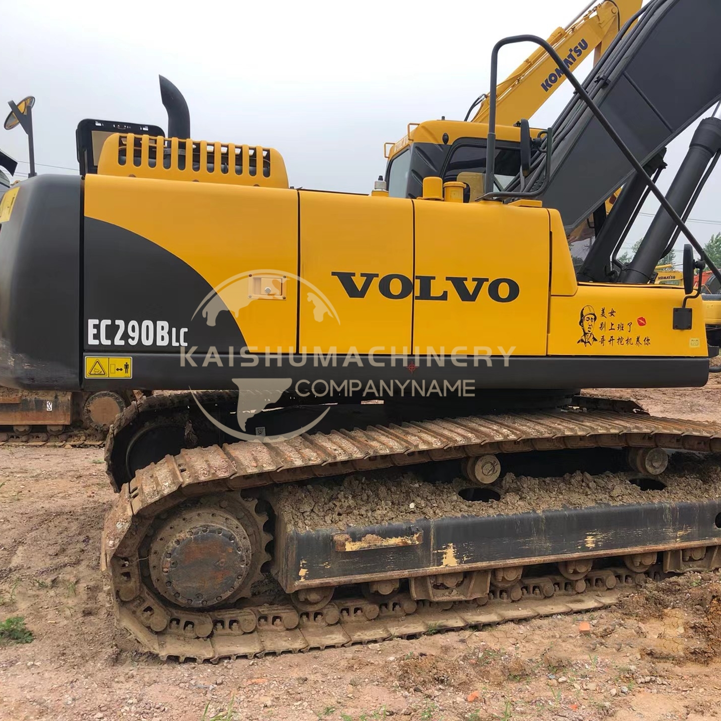 Versatile Volvo EC290B Used Excavator with 3.1 m Transport Width and 153 kW Power