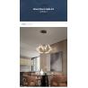 Buy cheap Modern simple curve Art Chandelier Restaurant Restaurant Bar from wholesalers