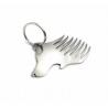 Buy cheap Custom cool innovative men gift, engrave logo stainless steel unique design butterfly barber beard comb bottle opener from wholesalers