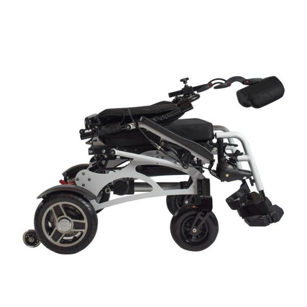 Buy cheap Aluminum Electric Collapsible Wheelchair 120kg Load Lightweight from wholesalers