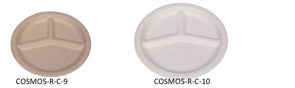 9inch Microwave Compostable Party Plates Sugarcane Fibre Tableware