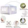 Buy cheap Powder Coated AJUNION 10' x 20' Outdoor Tent Canopy Gazebo Pavilion for Wedding Party from wholesalers