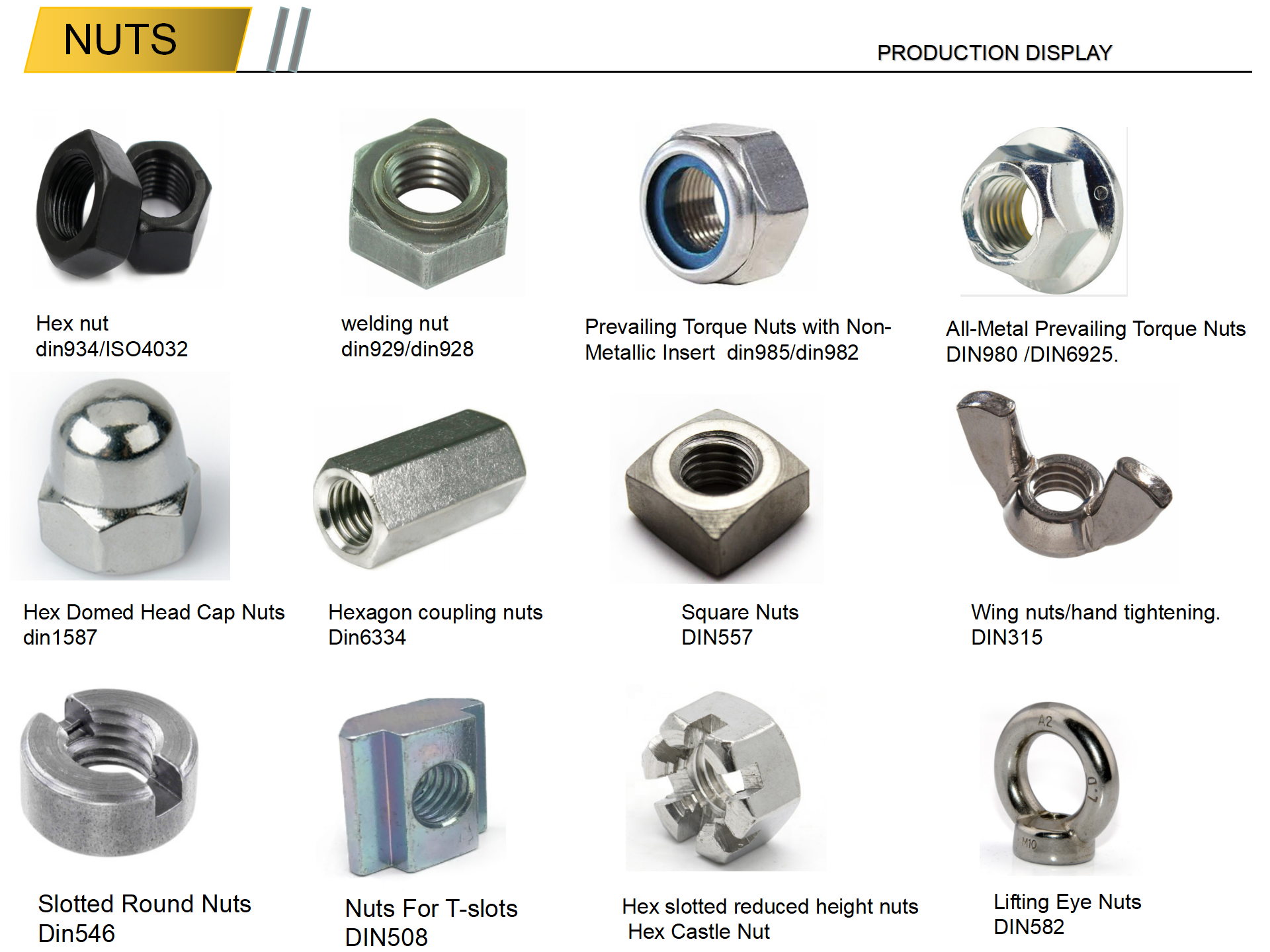 Customer Request DIN6921 Grade 8.8 High Strength Hexagon Nut with Oxidation Blackened