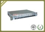 19 Inch 2U Rackmount Managed Media Converter Chassis Support SNMP TELNET 5