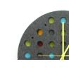 Buy cheap Felt Round Laser Logo Large Wall Clocks Home Decoration Products 12mm Sheet from wholesalers