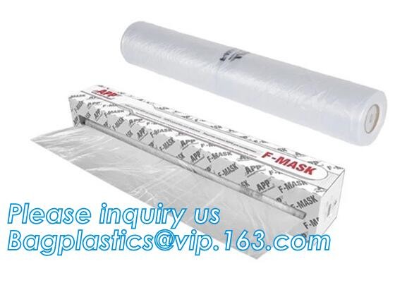 make to order painter drop dust sheet,dust proof transparent dust sheet cover made in china, transparent plastic cover s