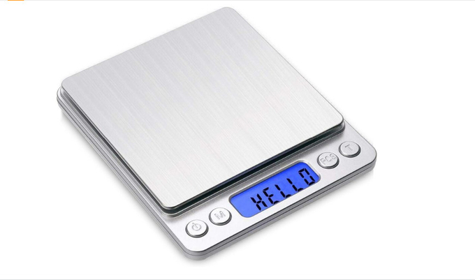Digital Kitchen Scale 3kg/0.1g 500g/0.01g,1kg/0.1g,2kg/0.1g,3kg/0.1g Stainless Steel LCD Electric Electronic Gram
