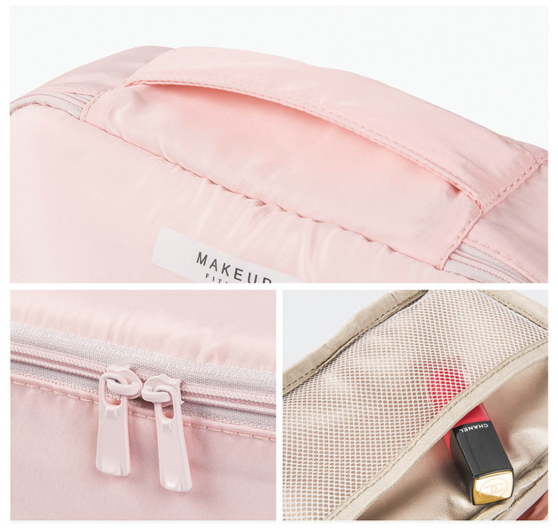 Multifunctional Foldable Makeup Brush Organizer Bag