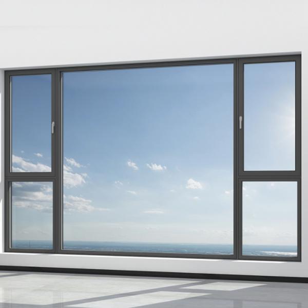 Buy cheap Custom Production Commercial Aluminium Glass Casement Windows with Soundproof Function from wholesalers