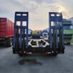 Used New Lowboy Truck Trailer 60T Lowbed Semi Trailer For Sale