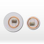 Small Size Passive Rfid Coin Tag , Adhesive Nfc Smart Rfid Token Tag