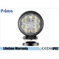 Buy cheap Waterproof 24W Led Spot Work Light , Spot / Flood Car Round Led Fog Lights product