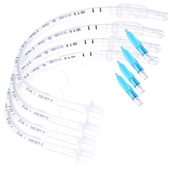 Buy cheap CE Certified Anesthesia Preformed Endotracheal Tube with Cuff from wholesalers