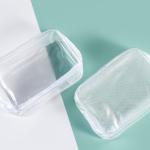Transparent Plastic Zipper Makeup Bag