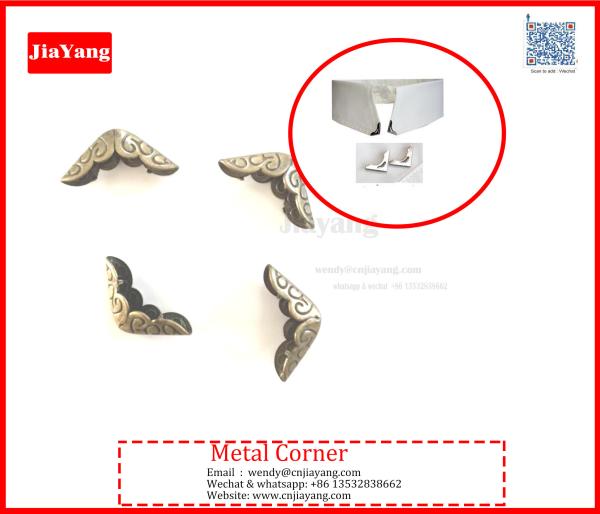 Quality Wholesale price different color plated metal book corner for sale