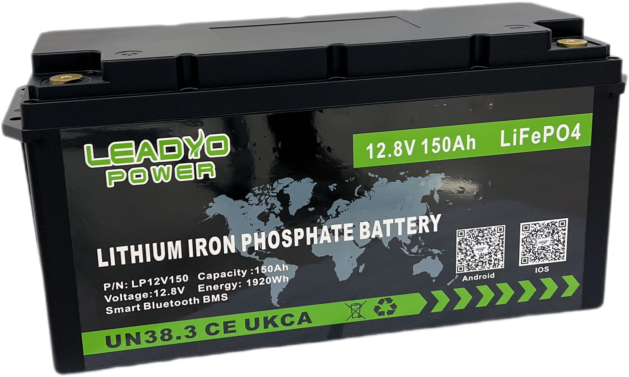 Rechargeable BMS Lithium Ion Battery 12v 100Ah 120Ah 150Ah LiFePO4 Deep Cycle Marine&RV Batteries