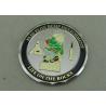Buy cheap Zinc Alloy Personalized Coins , Diamond Cut Edge Army Coin Double Tones Plating from wholesalers