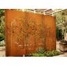 Buy cheap Customized Corten Steel Metal Tree Wall Art Sculpture For Garden Decoration from wholesalers