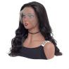 Buy cheap Soft Healthy Full Lace Human Hair Wigs Thick Remy Natural No Shedding from wholesalers