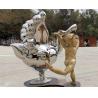 Buy cheap Contemporary Outdoor Metal Statues Public Decorative Stainless Steel Animal Sculpture from wholesalers