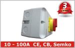 Industrial Rotary Switch 4 Pole , 50 Amp Isolator Switch Disconnector