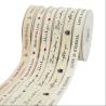 Buy cheap Personalised Box Wrapping Decoration Natural Herringbone Cotton Ink Printed Ribbon for Gift & Flower from wholesalers