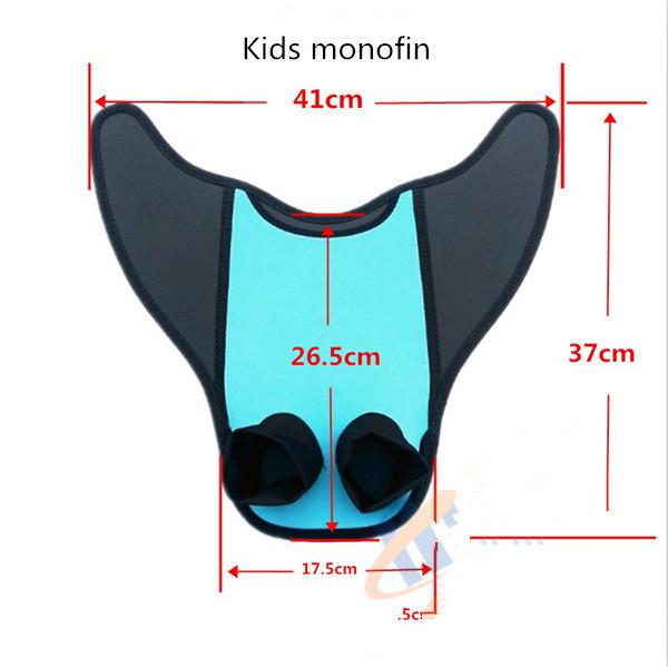 Buy cheap Adult / Kids Mermaid Swim Fin Super Comfortable PE Insert Neoprene Cover from wholesalers