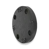 Buy cheap Black Blind Flange Cast Iron Pipe Fittings Anti Rust Zinc Plus Bitumen Coat product