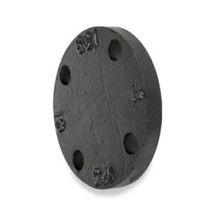 Wholesale Black Blind Flange Cast Iron Pipe Fittings Anti Rust Zinc Plus Bitumen Coat from china suppliers