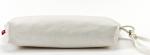 White Cotton Large Travel Cosmetic Bags Hanging Cosmetic Cases Custom