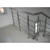 Buy cheap Interior Stainless Cable Stair Railing System With Brushed / Polished Finish from wholesalers