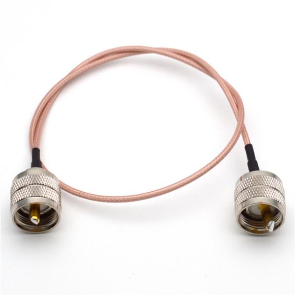 Buy cheap Connector Cable SL16-JJ UHF-JJ Male To Male RG174 50CM RF Cable Assemblies from wholesalers
