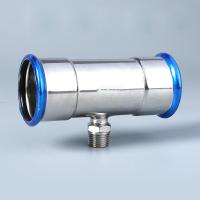 Buy cheap DIN Precision Stainless Steel Press Fittings Nickel White Color product