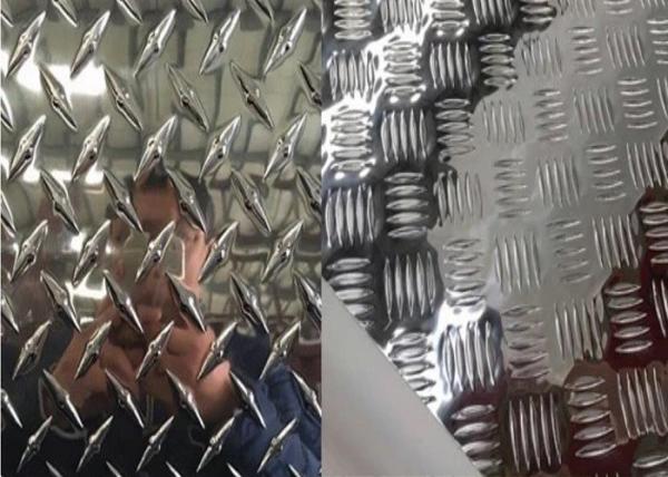 Buy cheap 3003 H32 Diamond Aluminum Sheet / Aluminium Chequered Plate For Dock Board from wholesalers