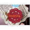 Buy cheap Handmade Crochet woven mat Cotton Lace Table Placemats Doilies handmade cup mat from wholesalers