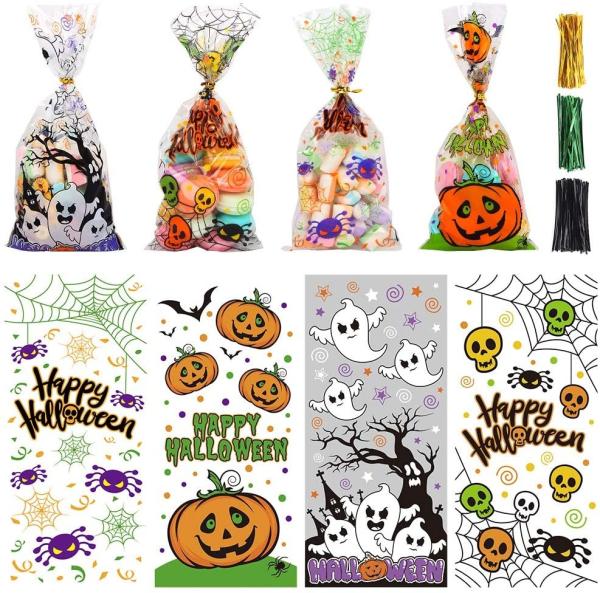 Buy cheap Easter Halloween Wedding Cookie Cellophane Sweetie Party Bags For Candy from wholesalers