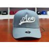 Buy cheap ACE Men Women Outdoors Cool Creative Flat 2/3D Embroidery Logo Custom Solid Color Baseball Cap from wholesalers