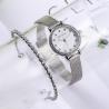Buy cheap Rose Gold 27mm Ladies Watch Gift Set With Fried Dough Twist Bracelet from wholesalers