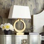 Modern Luxury Table Lamp Villa Golden Dining Table Decoration bedroom table lamp