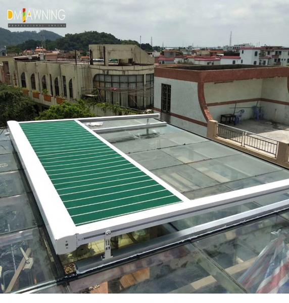 Aluminum Cassette Roof Conservatory Waterproof Pergola Roof Awning